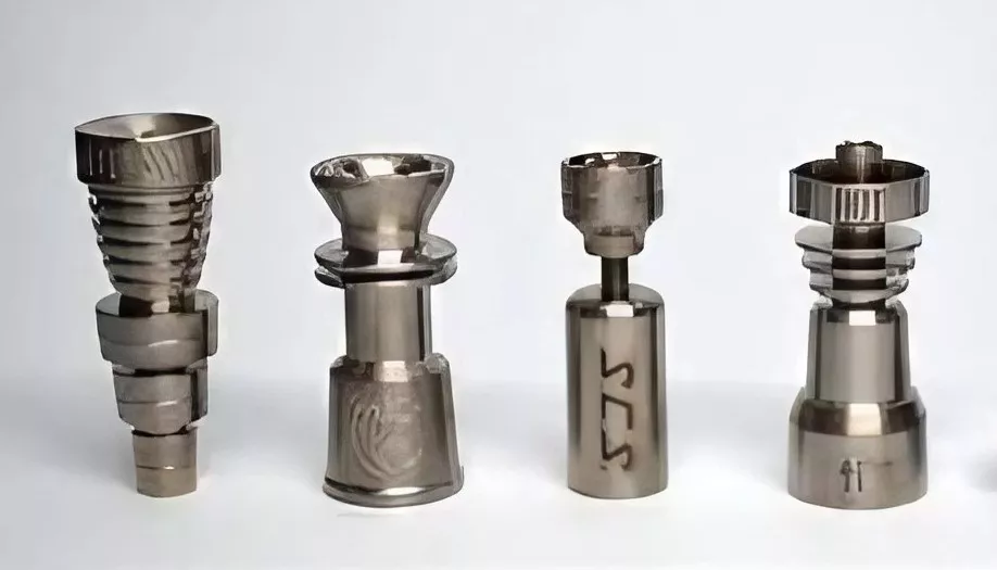 Set of hookah bowl pieces showcasing intricate metal craftsmanship.