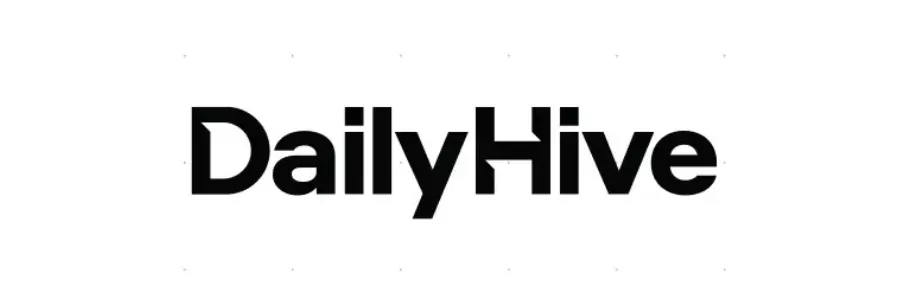 Daily Hive logo with bold, modern black text on a white background.