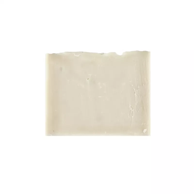 Birch Beautys handmade Lavender CBD Soap Bar on neutral background.
