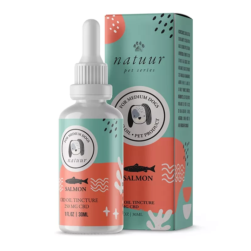 Natur Pet Series Salmon CBD Oil, 250mg for Medium Dogs