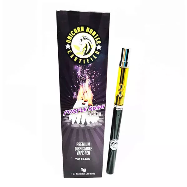 Unicorn Hunter Purple Kush Disposable Thc Vape Pen