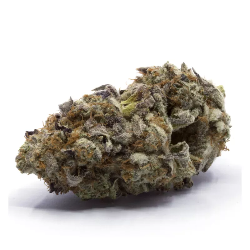 Close-up texture of organic cannabis bud.