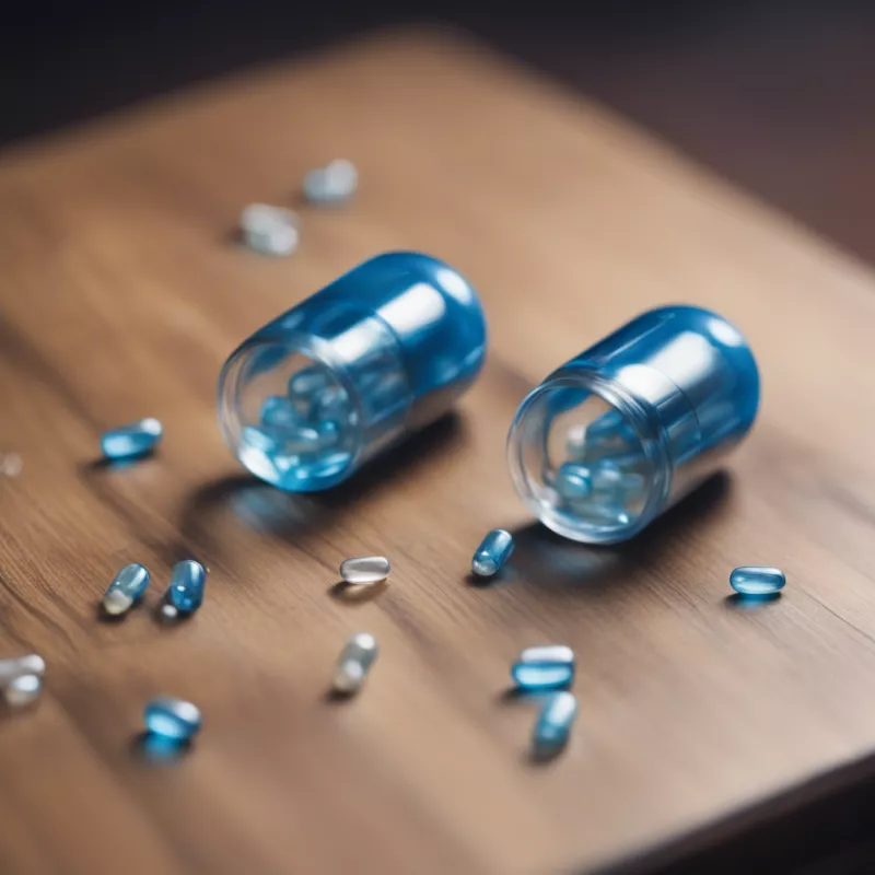 CBD gel capsules on a wooden table