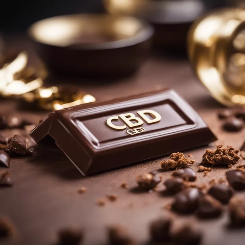 Dark CBD chocolate bar